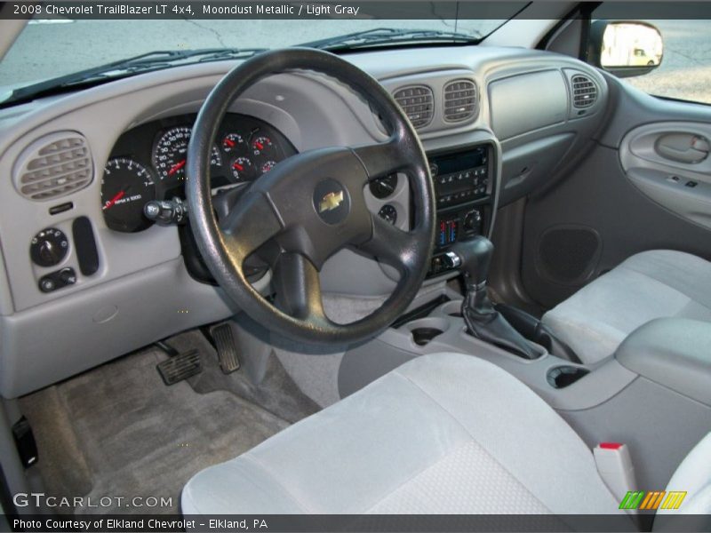 Moondust Metallic / Light Gray 2008 Chevrolet TrailBlazer LT 4x4