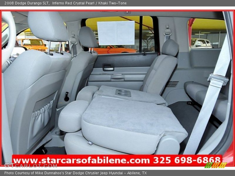 Inferno Red Crystal Pearl / Khaki Two-Tone 2008 Dodge Durango SLT