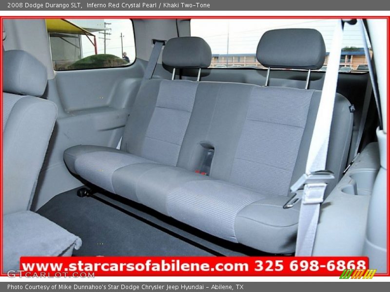Inferno Red Crystal Pearl / Khaki Two-Tone 2008 Dodge Durango SLT