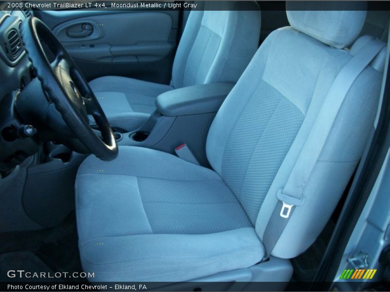 Moondust Metallic / Light Gray 2008 Chevrolet TrailBlazer LT 4x4