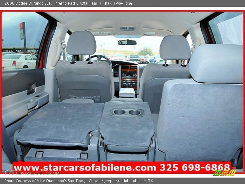Inferno Red Crystal Pearl / Khaki Two-Tone 2008 Dodge Durango SLT