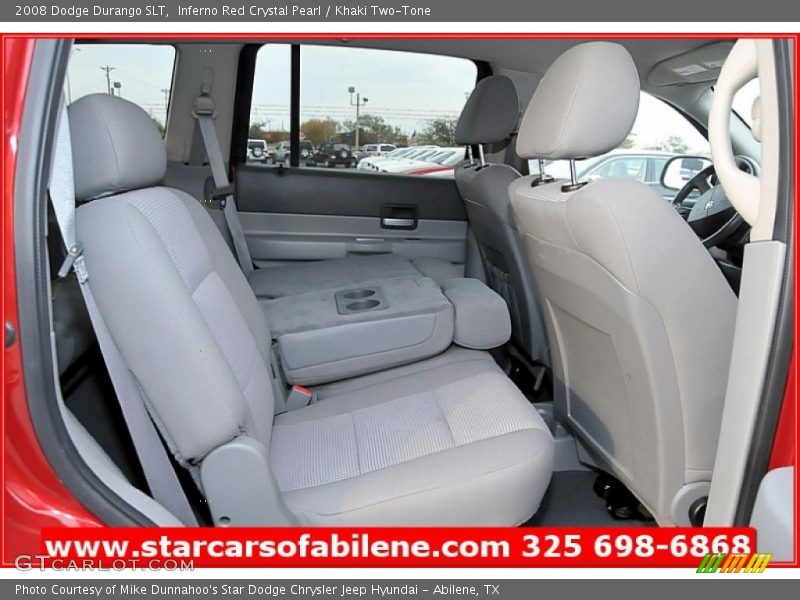 Inferno Red Crystal Pearl / Khaki Two-Tone 2008 Dodge Durango SLT