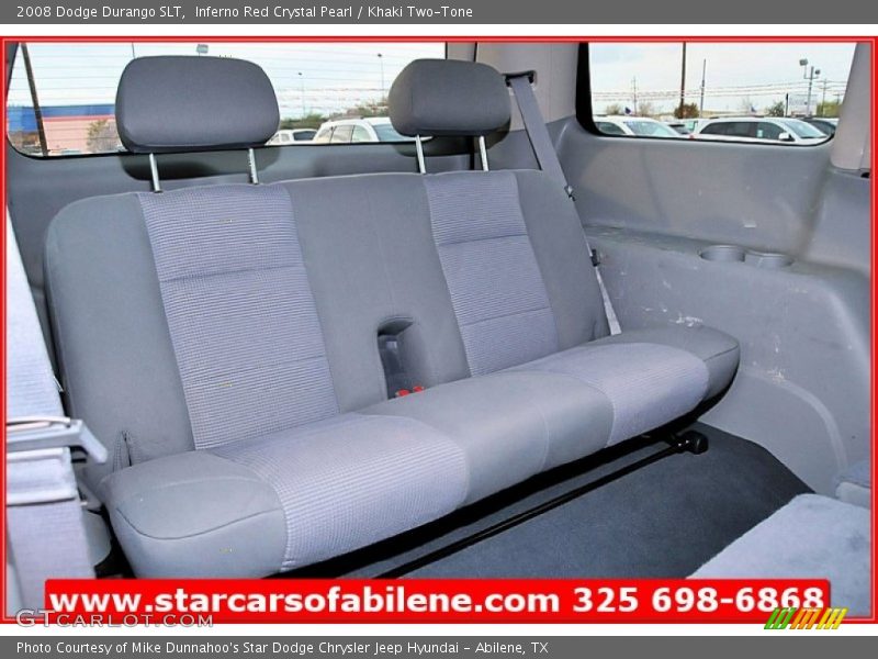 Inferno Red Crystal Pearl / Khaki Two-Tone 2008 Dodge Durango SLT