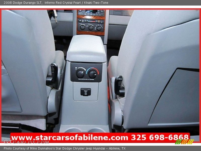 Inferno Red Crystal Pearl / Khaki Two-Tone 2008 Dodge Durango SLT