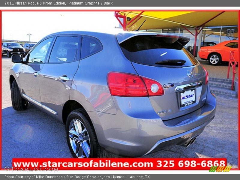 Platinum Graphite / Black 2011 Nissan Rogue S Krom Edition