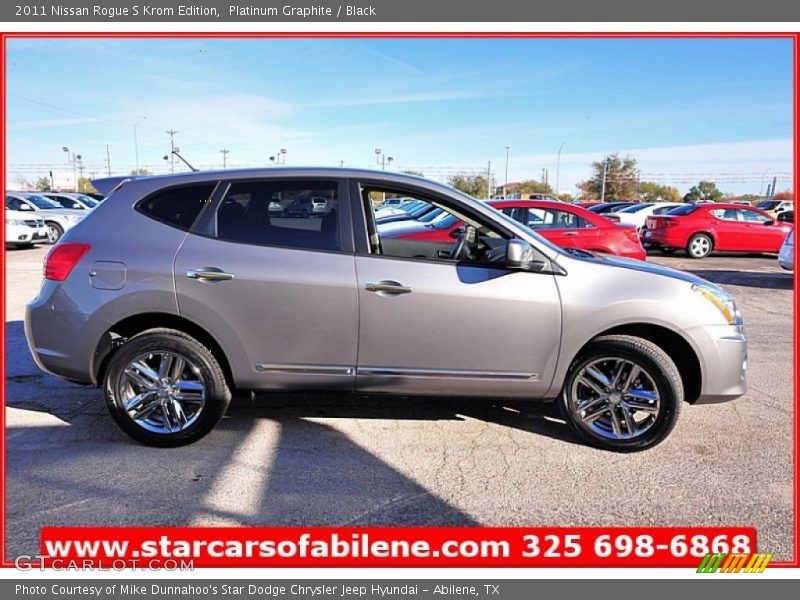 Platinum Graphite / Black 2011 Nissan Rogue S Krom Edition