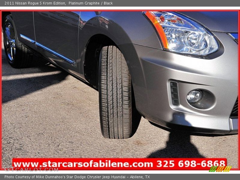 Platinum Graphite / Black 2011 Nissan Rogue S Krom Edition