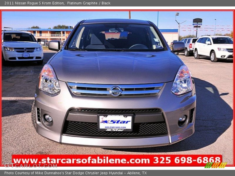Platinum Graphite / Black 2011 Nissan Rogue S Krom Edition