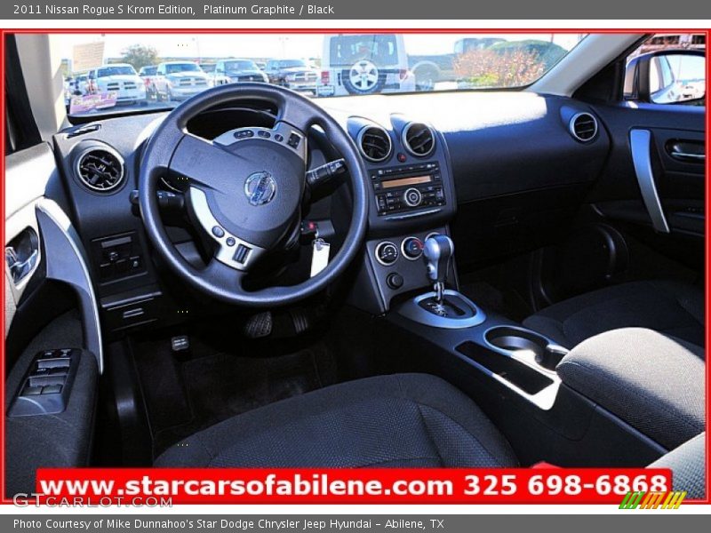 Platinum Graphite / Black 2011 Nissan Rogue S Krom Edition
