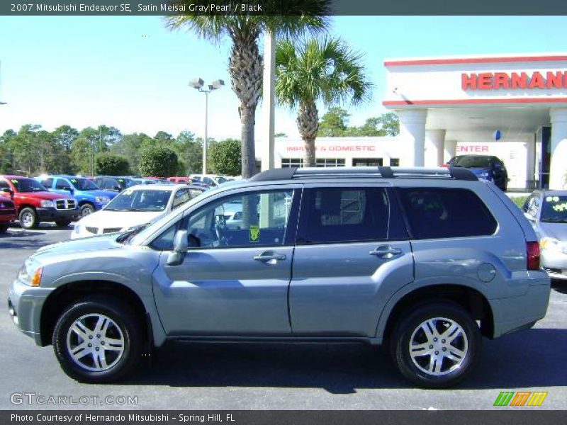 Satin Meisai Gray Pearl / Black 2007 Mitsubishi Endeavor SE