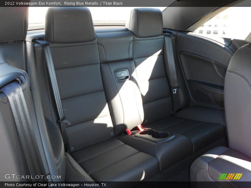 Rising Blue Metallic / Titan Black 2012 Volkswagen Eos Komfort