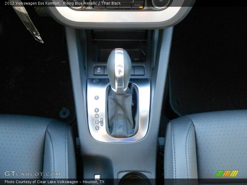 Rising Blue Metallic / Titan Black 2012 Volkswagen Eos Komfort