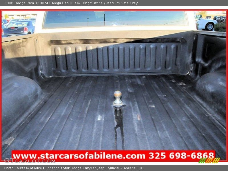 Bright White / Medium Slate Gray 2006 Dodge Ram 3500 SLT Mega Cab Dually