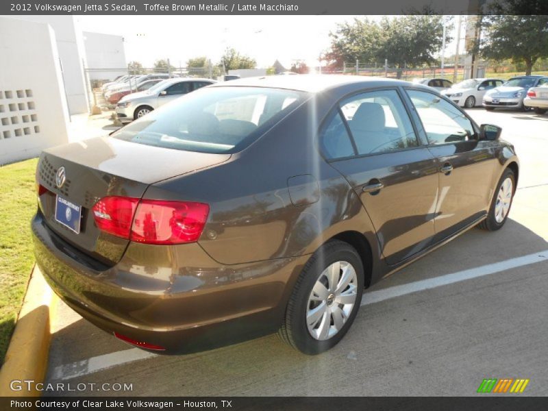 Toffee Brown Metallic / Latte Macchiato 2012 Volkswagen Jetta S Sedan
