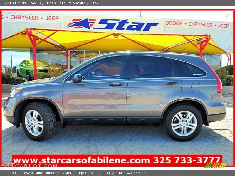 Urban Titanium Metallic / Black 2010 Honda CR-V EX