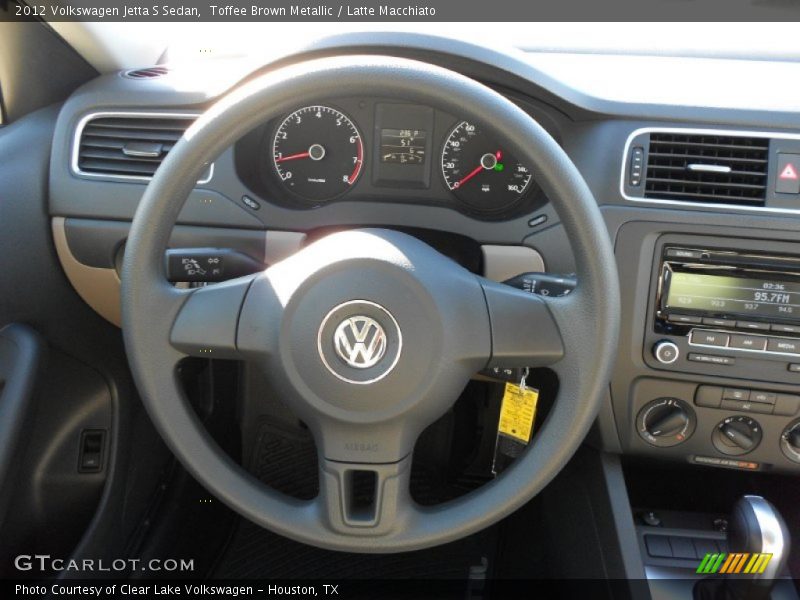 Toffee Brown Metallic / Latte Macchiato 2012 Volkswagen Jetta S Sedan