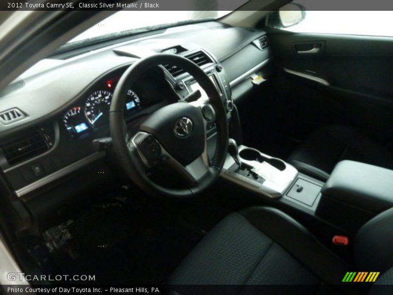 Classic Silver Metallic / Black 2012 Toyota Camry SE
