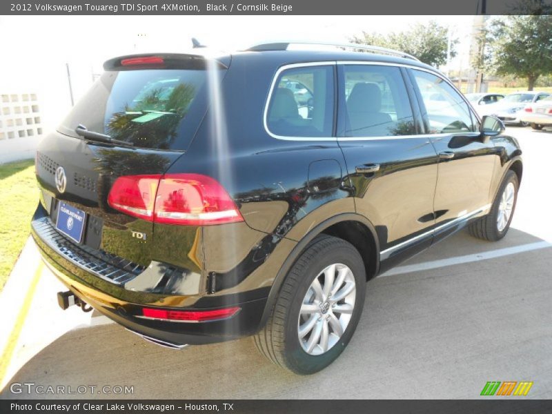 Black / Cornsilk Beige 2012 Volkswagen Touareg TDI Sport 4XMotion