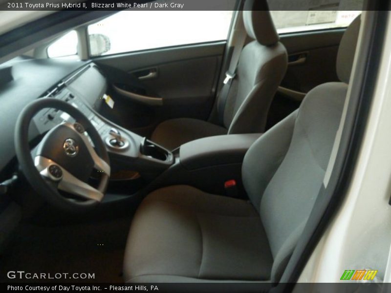 Blizzard White Pearl / Dark Gray 2011 Toyota Prius Hybrid II