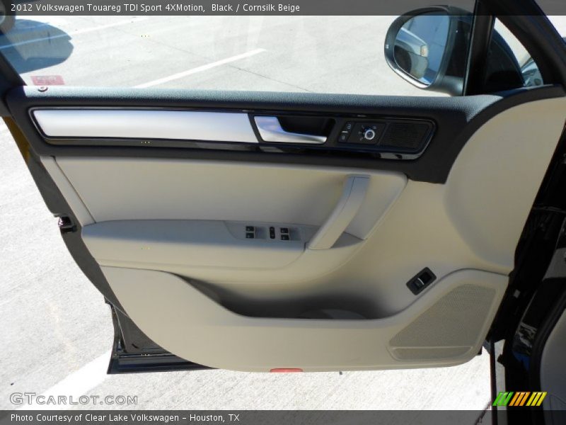 Black / Cornsilk Beige 2012 Volkswagen Touareg TDI Sport 4XMotion