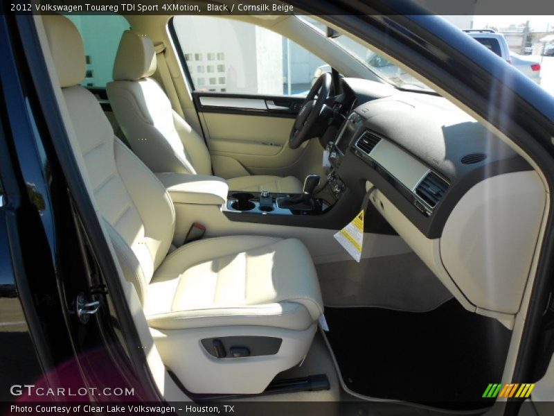 Black / Cornsilk Beige 2012 Volkswagen Touareg TDI Sport 4XMotion