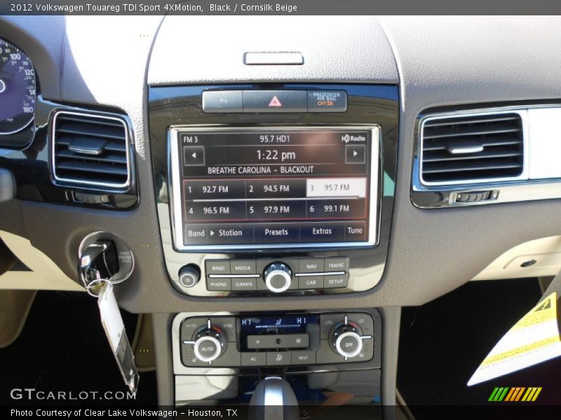 Black / Cornsilk Beige 2012 Volkswagen Touareg TDI Sport 4XMotion