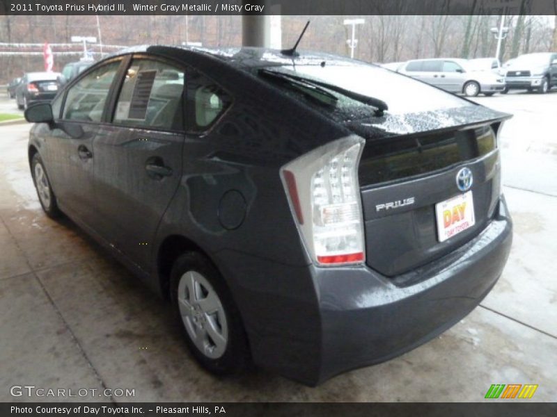 Winter Gray Metallic / Misty Gray 2011 Toyota Prius Hybrid III