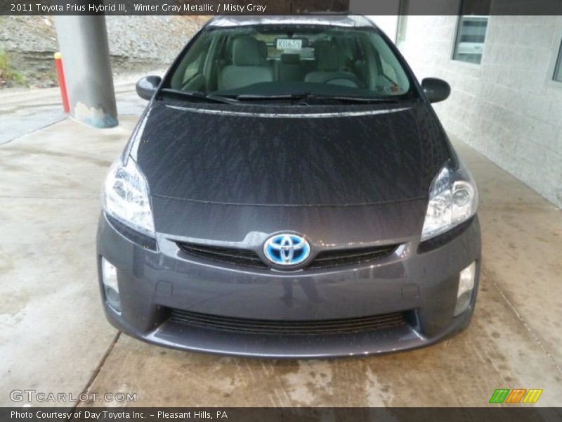Winter Gray Metallic / Misty Gray 2011 Toyota Prius Hybrid III