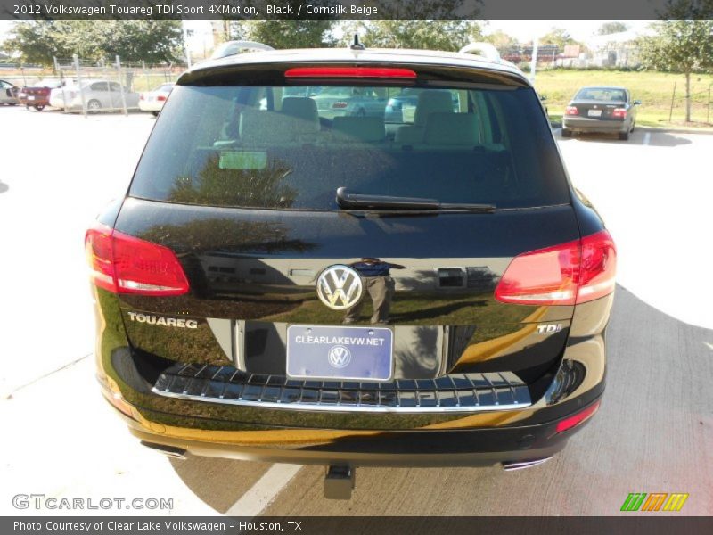 Black / Cornsilk Beige 2012 Volkswagen Touareg TDI Sport 4XMotion