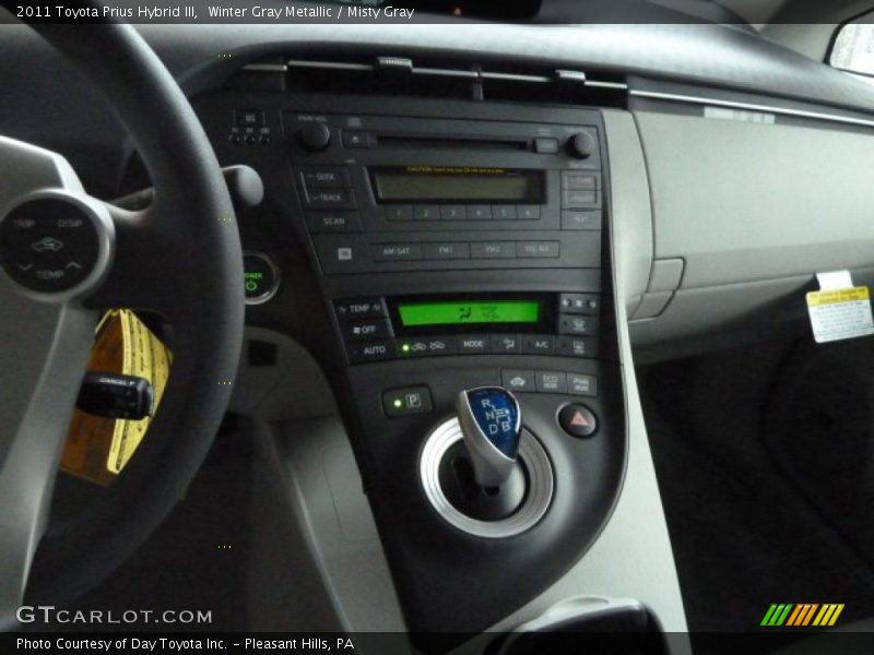 Winter Gray Metallic / Misty Gray 2011 Toyota Prius Hybrid III