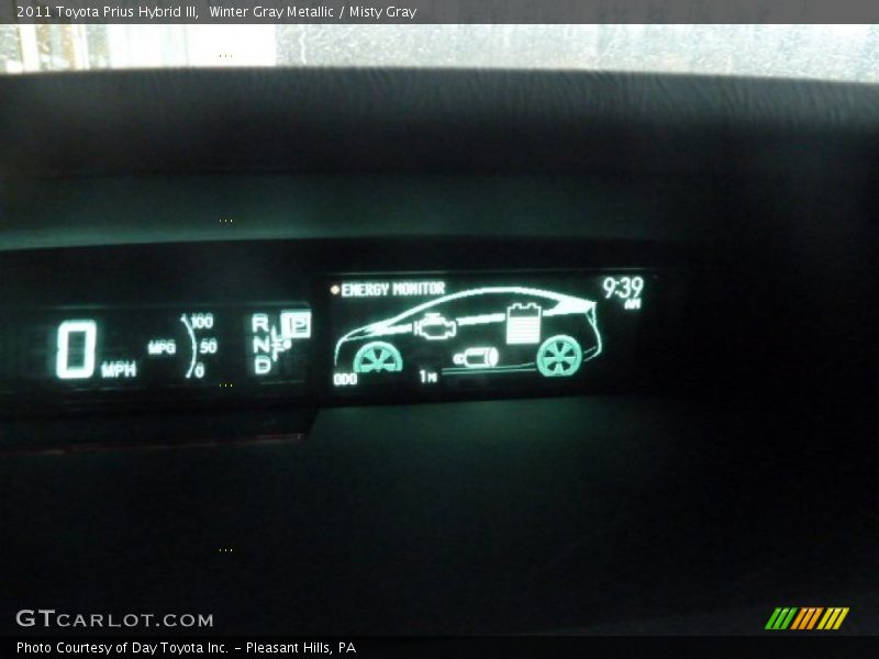 Winter Gray Metallic / Misty Gray 2011 Toyota Prius Hybrid III