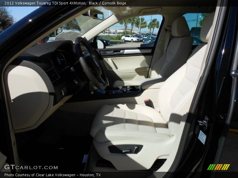 Black / Cornsilk Beige 2012 Volkswagen Touareg TDI Sport 4XMotion
