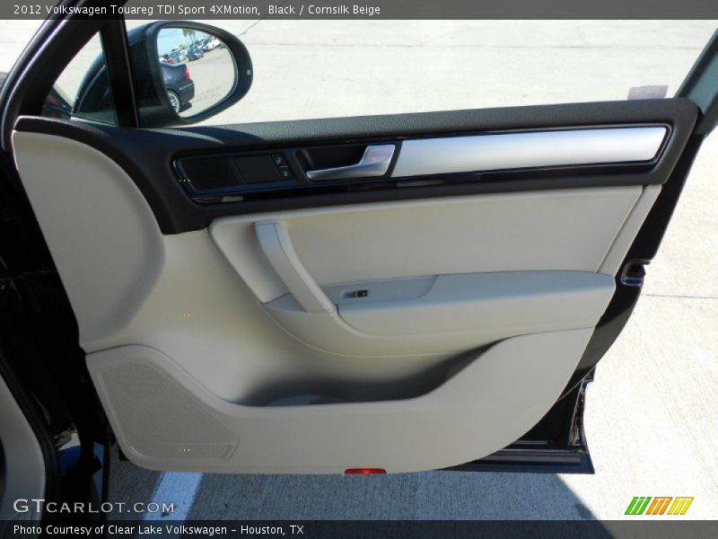 Black / Cornsilk Beige 2012 Volkswagen Touareg TDI Sport 4XMotion