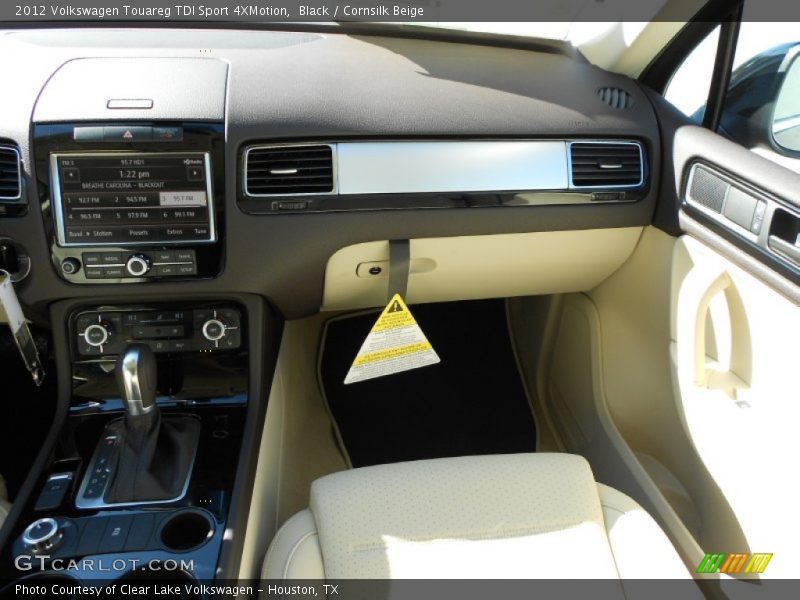 Black / Cornsilk Beige 2012 Volkswagen Touareg TDI Sport 4XMotion