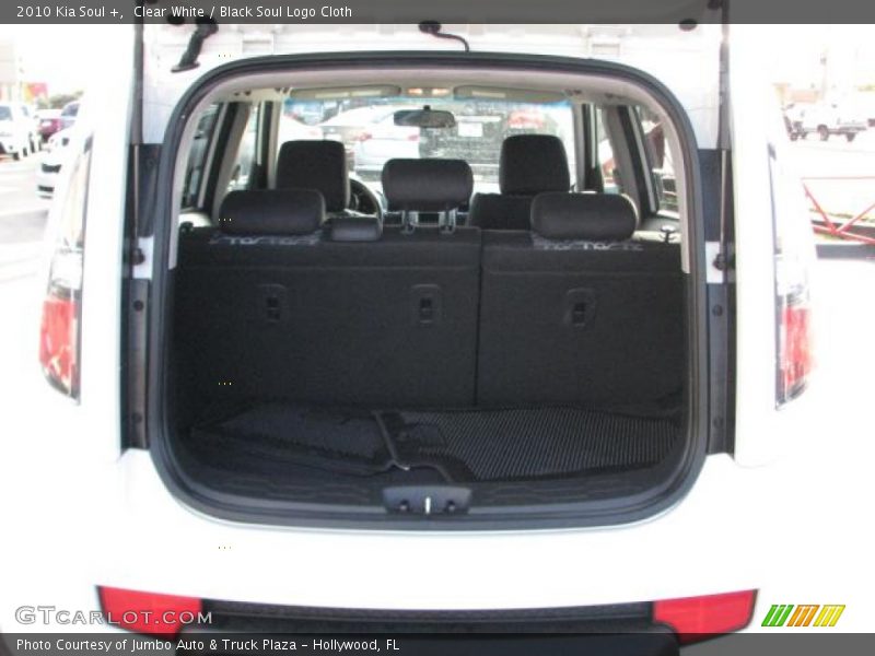 Clear White / Black Soul Logo Cloth 2010 Kia Soul +