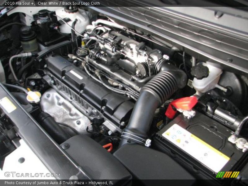 Clear White / Black Soul Logo Cloth 2010 Kia Soul +