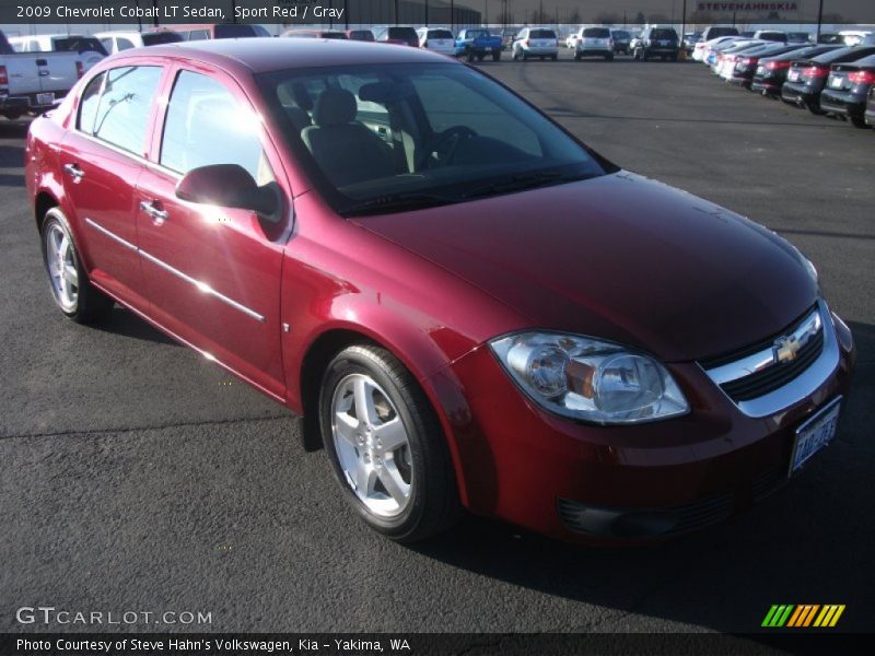 Sport Red / Gray 2009 Chevrolet Cobalt LT Sedan
