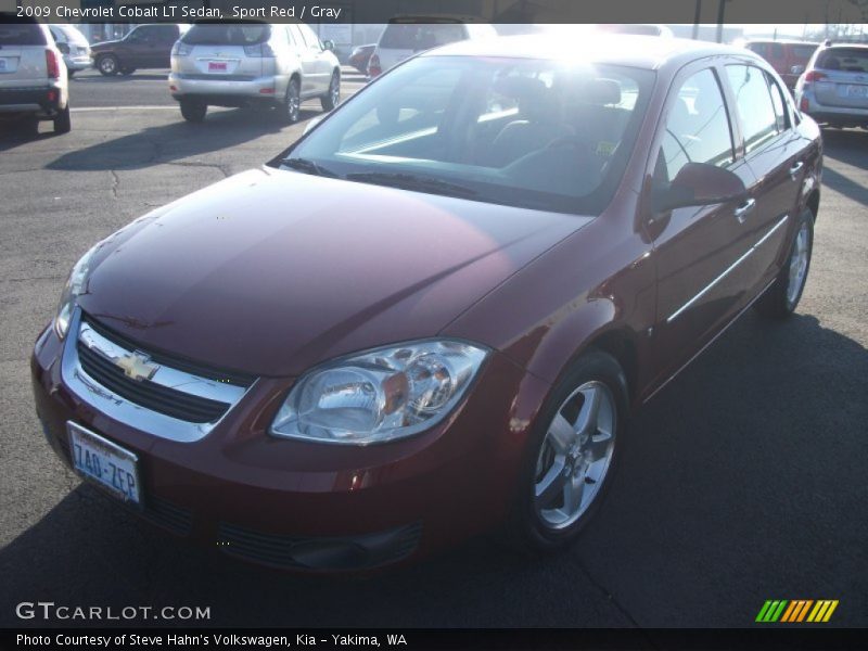 Sport Red / Gray 2009 Chevrolet Cobalt LT Sedan
