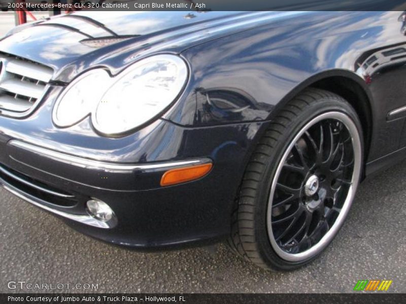 Capri Blue Metallic / Ash 2005 Mercedes-Benz CLK 320 Cabriolet