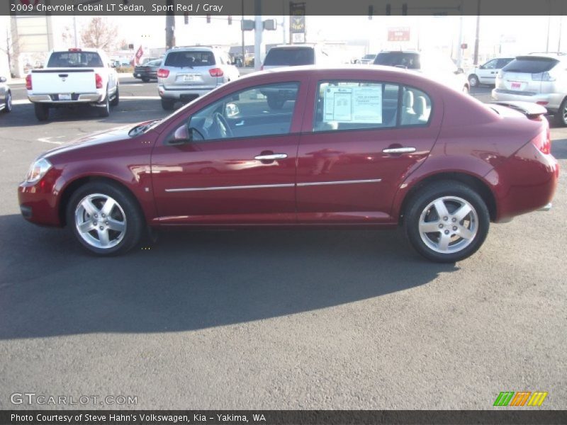 Sport Red / Gray 2009 Chevrolet Cobalt LT Sedan