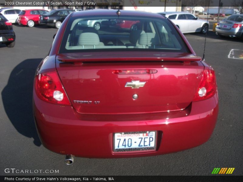 Sport Red / Gray 2009 Chevrolet Cobalt LT Sedan
