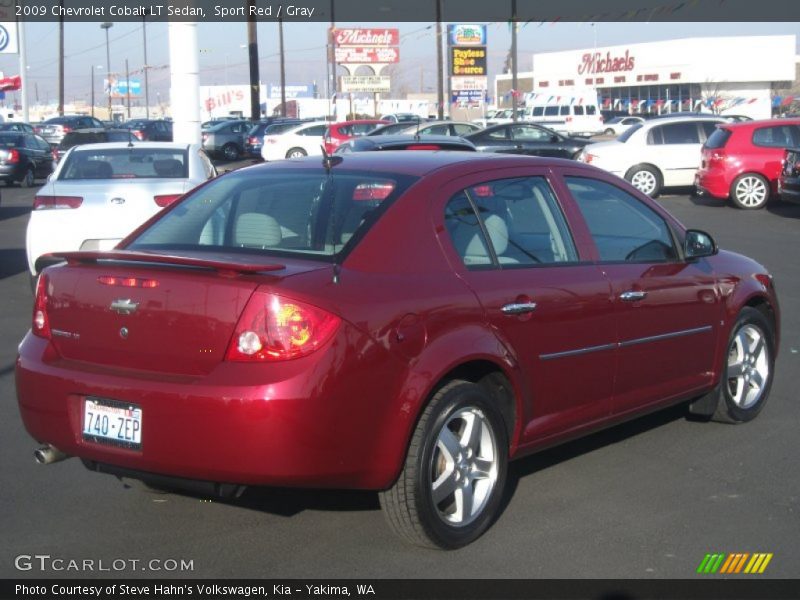 Sport Red / Gray 2009 Chevrolet Cobalt LT Sedan