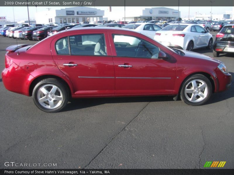 Sport Red / Gray 2009 Chevrolet Cobalt LT Sedan
