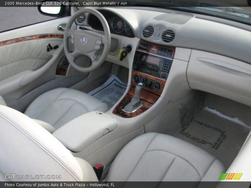 Capri Blue Metallic / Ash 2005 Mercedes-Benz CLK 320 Cabriolet