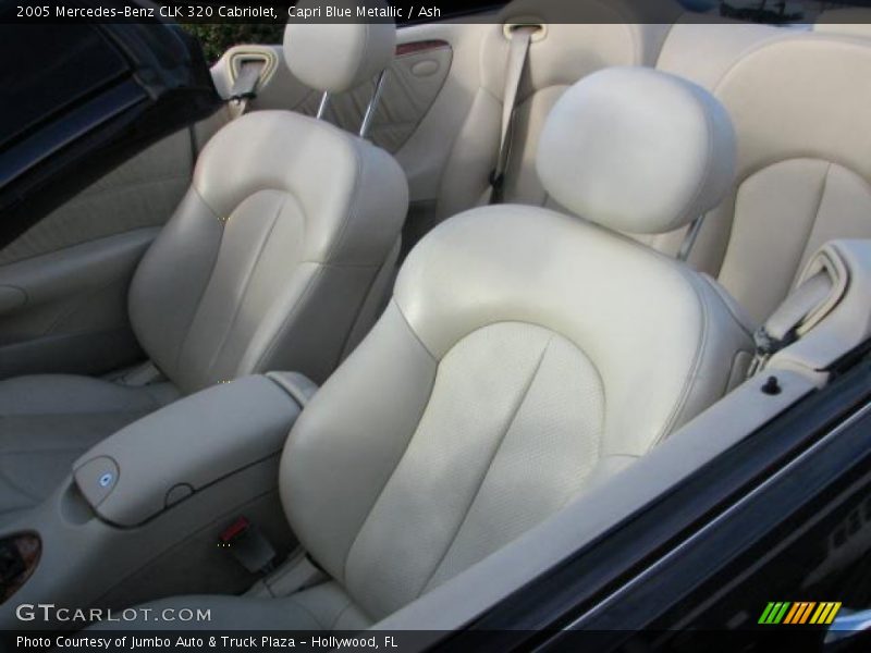 Capri Blue Metallic / Ash 2005 Mercedes-Benz CLK 320 Cabriolet