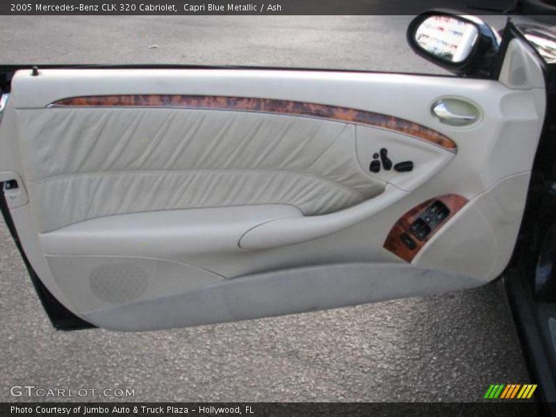 Capri Blue Metallic / Ash 2005 Mercedes-Benz CLK 320 Cabriolet