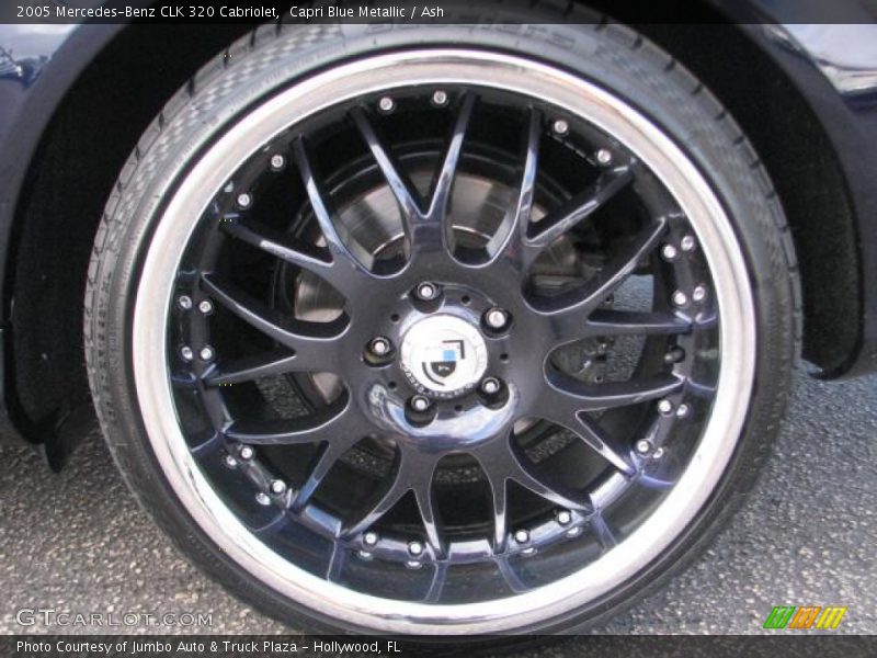 Capri Blue Metallic / Ash 2005 Mercedes-Benz CLK 320 Cabriolet
