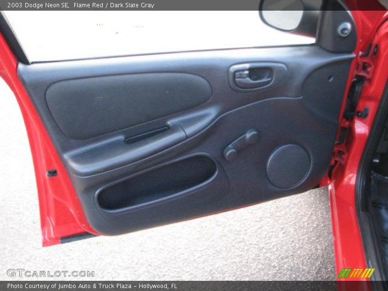 Flame Red / Dark Slate Gray 2003 Dodge Neon SE