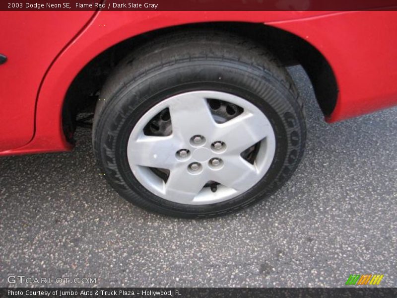 Flame Red / Dark Slate Gray 2003 Dodge Neon SE