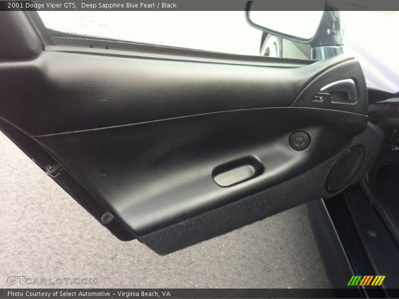 Deep Sapphire Blue Pearl / Black 2001 Dodge Viper GTS